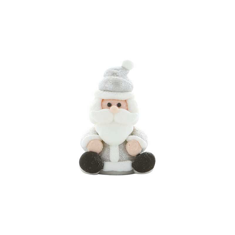 *FF*1014373 PÈRE NOËL ARGENT 42PCES ***S/CDE***