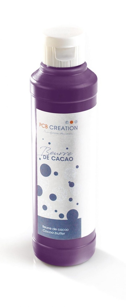 004655 PCB BEURRE DE CACAO COLORÉ VIOLET NATUREL 200 G ***S/CD***