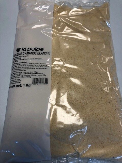 LA PULPE BROYAGE AMANDES SANS SUCRE  1KG