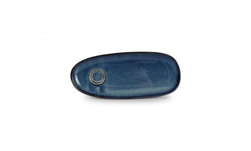 F-2D NOVA BLUE SOUS-TASSE OVALE UNIVERSELLE 34X14CM - 642413