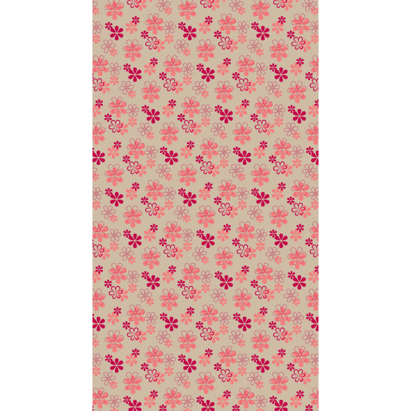 *FF* 2046109 FEUILLE TRANSFERT FLEURS ROSES 30X40CM 30 PCES ***S/CD***