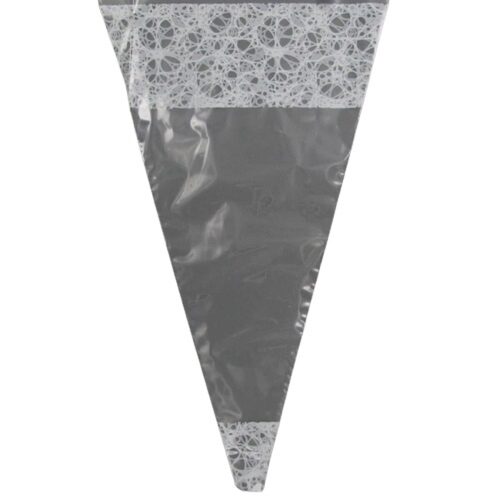 POPCORN CONE BAGS 18X37CM 100 PCES FOST PLUS INCLUDED