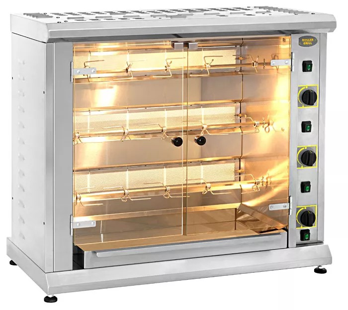ROLLERGRILL ROTISSERIE RBG12-3BR-6-12P