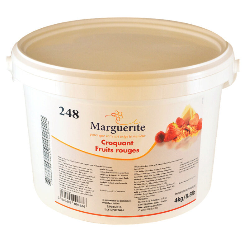 DEBCO 248 CROQUANT FRUIT ROUGE  MARGUERITE 4KG