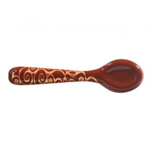 060523 PCB MINI SPOONS CN ARABESQUES BRONZE 8X2CM 90PCES ***S/CD***