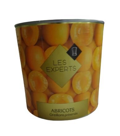 UNPEELED APRICOT HALVES IN SYRUP EXPERTS LA PULPE GREECE 3KG