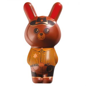 074017 PCB MOLDS RABBIT SHERIFF FOR 6 PIECES 15X8.8 CM 12PCES ***S/CD***