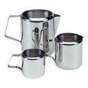 1,0L MELK-ROOMKAN DIA 10XH12CM ROESTVRIJ STAAL 18/8