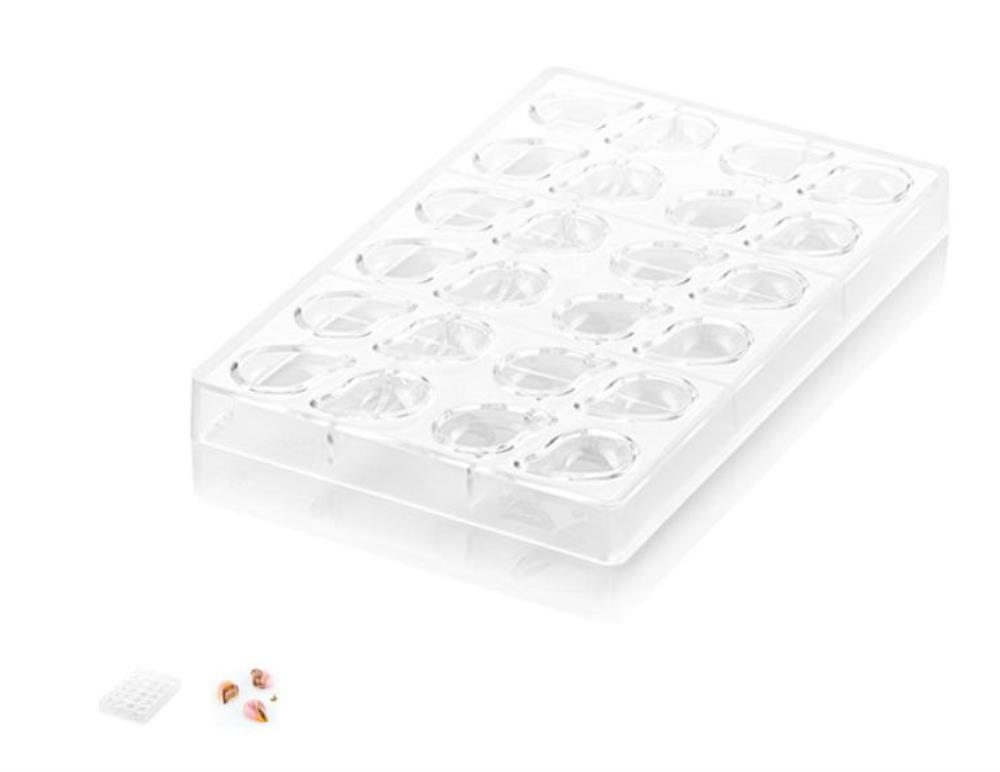 SILIKOMART TRITAN PRALINES VORM CH007 GOCCIA D 2,9X4,1CM H1,4CM N°24