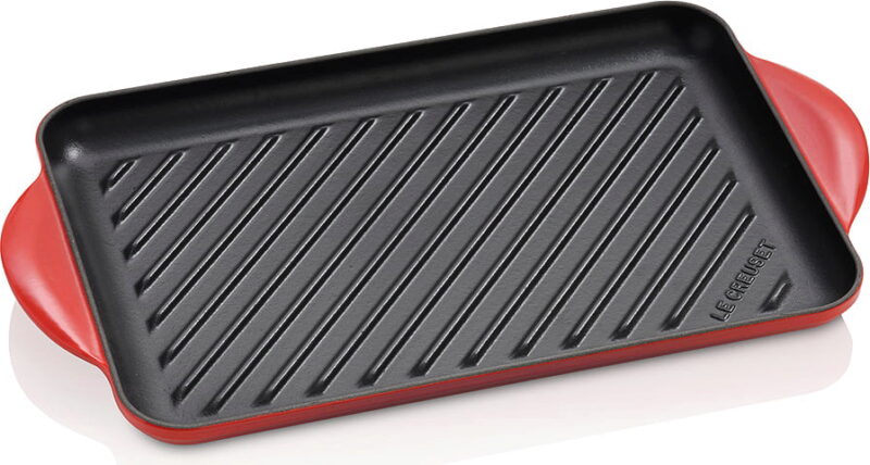 LE CREUSET GRILL RECT CERISE TRADITION 32CM