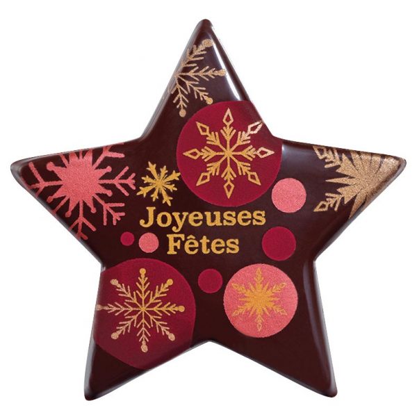 065100 PCB ETOILES CN MAGIE DE NOËL 6,3X6,1 CM 30PCES ***S/CD***