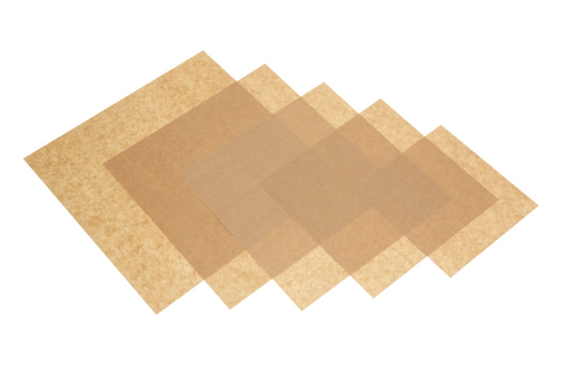 ECRU SILICONE FLAT PAPER 160 X 160MM 100 SHEETS