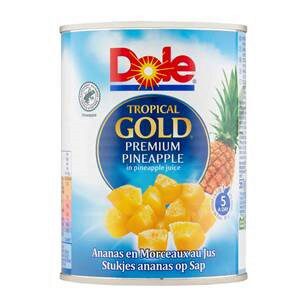 PINEAPPLE DOLE TIDBITS IN SYRUP 3KG