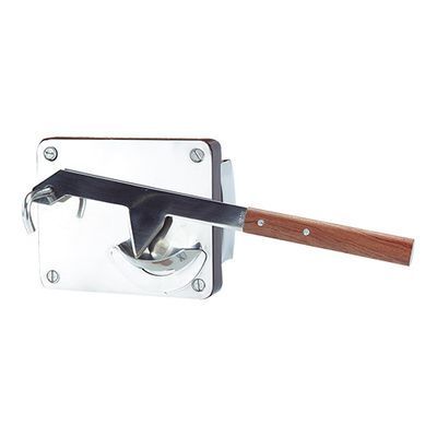 37CM STAINLESS STEEL TABLE OYSTER OPENER WITH REMOVABLE KNIFE