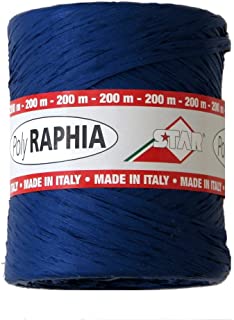 POLY RAFFIA 15MM X 200M ROYAL BLUE R38