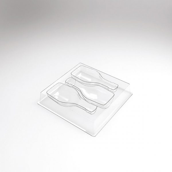 070545 PCB MOULES ENTREMETS INDIVIDUELS CHAMPAGNE 90 PIÈCES 13,5X5,8 CM 30PCES ***S/CD***