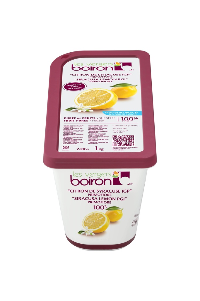❄️BOIRON PUREE CITRON DE SYRACUSE 1KG 