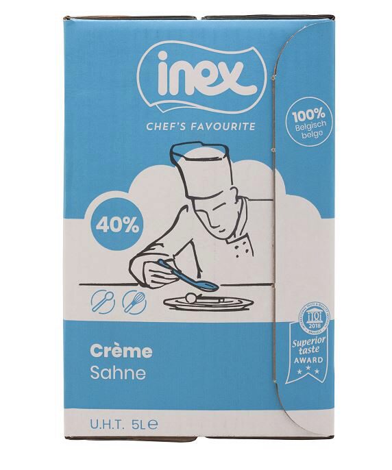 INEX 623 CREME FRAICHE 40% UHT 5L