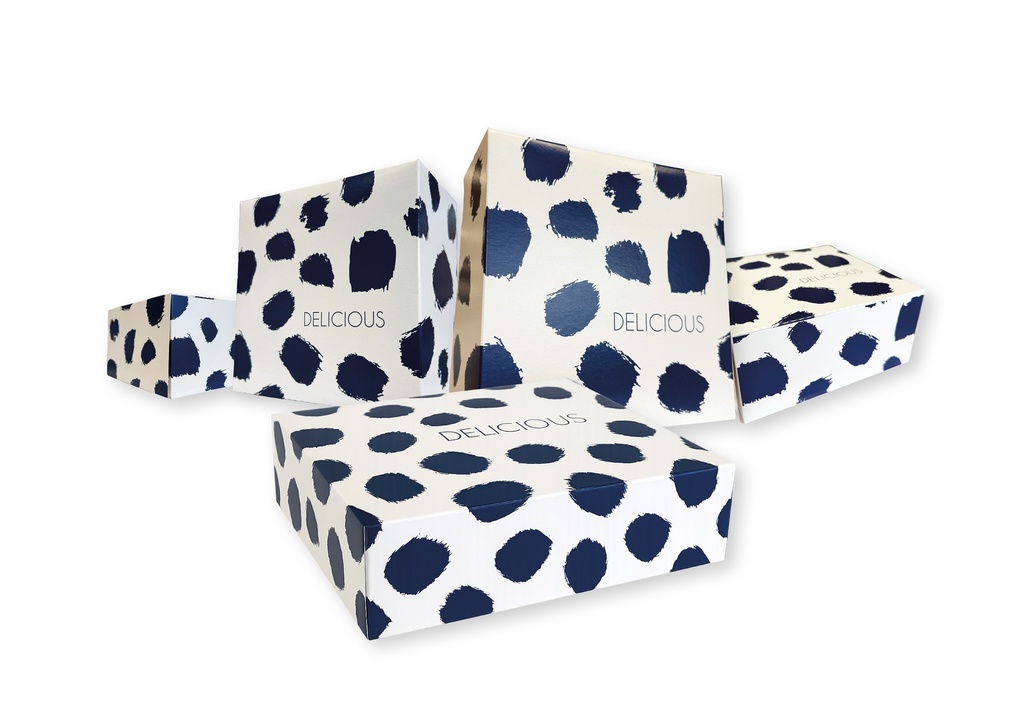STANDARD CAKE BOX 17 X 8 CM 100P FOST + INCLUDED