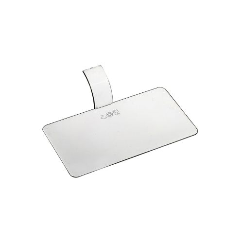 SUPPORT A PATISSERIE PALET RECTANGLE TRANSPARENT 10 x 5,5CM 