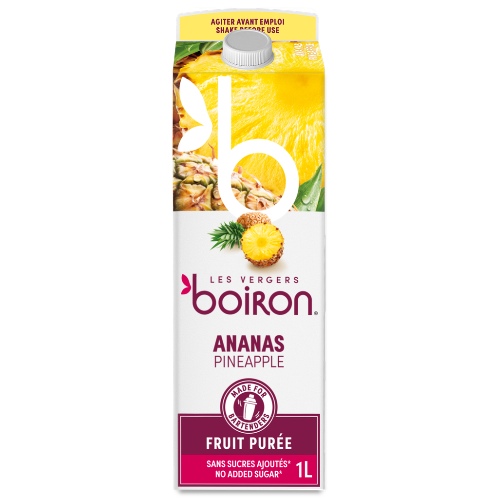BOIRON 100% PASTEURISED PINEAPPLE PUREE 1L