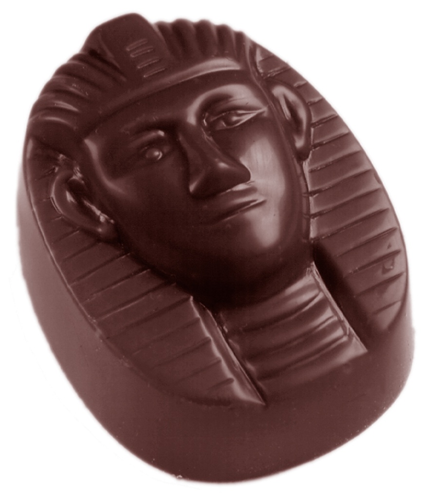 PHARAOH CHOCOLATE MOLD CW1020 3X8 -- 15GR
