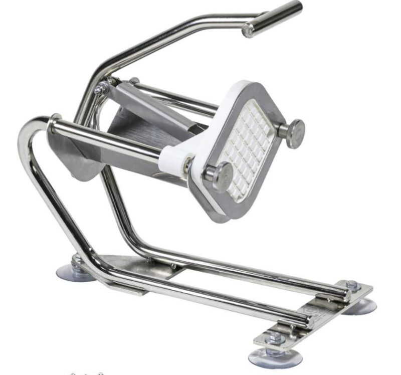 MEDIUM COMPACT PRO ROESTVRIJSTALEN FRIETSNIJDER MET 10MM MESGRILL + DUWER