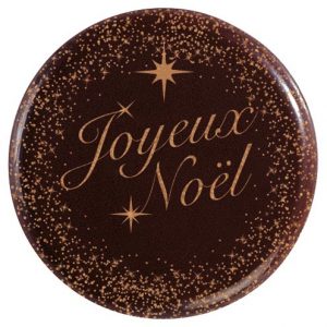 060467 PCB RONDS CN JOYEUX NOËL Ø 4 CM 96PCES ***S/CD***