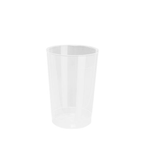 PP GLASS REUSABLE CUP 20CL 68XH98MM TRANSPARENT 40PCS