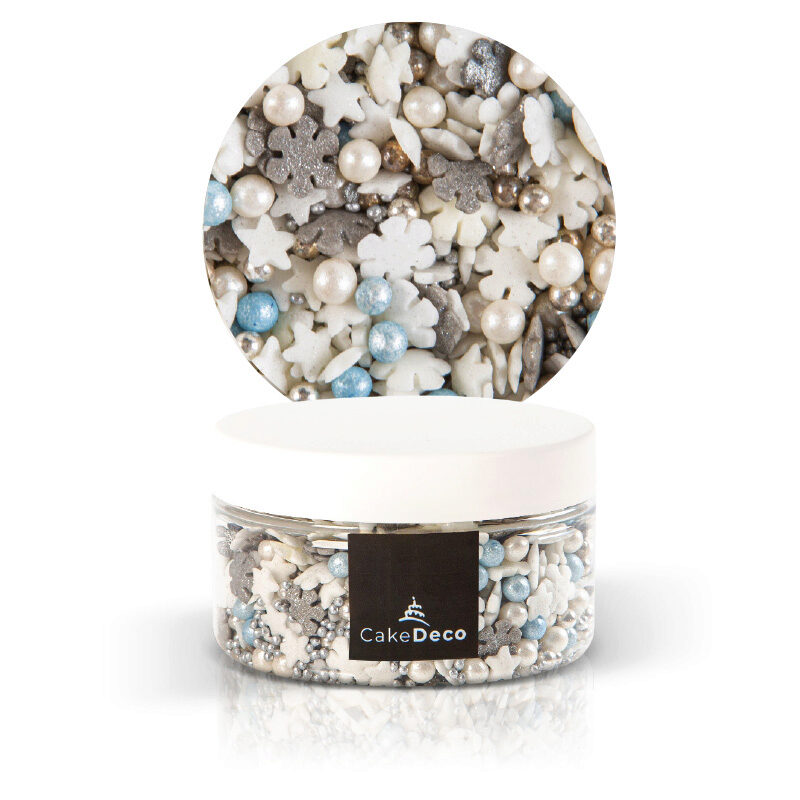 39212 CAKEDECO MIX NOËL BLEU ARGENT  24 PIECES ***S/CD***