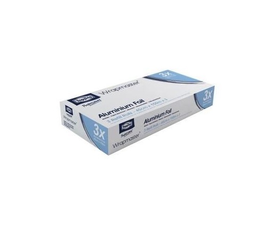 [54604051] ALUMINIUMPAPIER VOOR WRAPMASTER 45CM 3 STUKS 150M TOPPITS