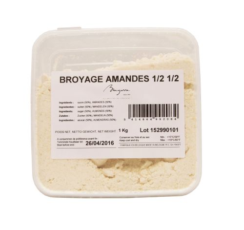 [03030752] BRUYERRE 50% AMANDELMENGSEL 1KG