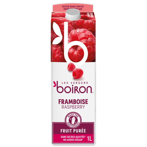 [02100997] BOIRON PUREE FRAMBOISE PASTEURISEE 100% 1L