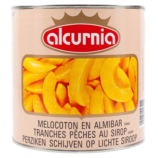 [01010024] SEGMENTED PEACH IN SYRUP ALCURNIA 3KG