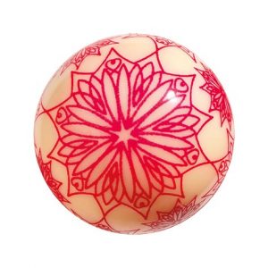 [08057608] 070495 PCB CHRISTMAS PINK CB BALLS 2 DESIGNS Ø 3 CM 88PCS ***S/CD***