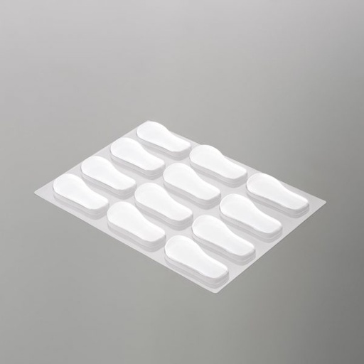 [08056246] 010241 PCB TONG ENTREMET MOLDS FOR 48 PIECES 12.5X5.7 CM H. 1 CM 4PCES ***S/CD***