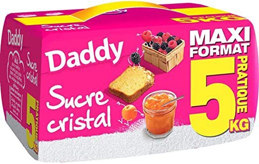[05101062] DADDY GRANULATED SUGAR 5KG RED BAG