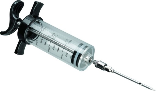 [54917164] 50ML SAUSSPUIT 7,5CM ROESTVRIJSTALEN NAALD