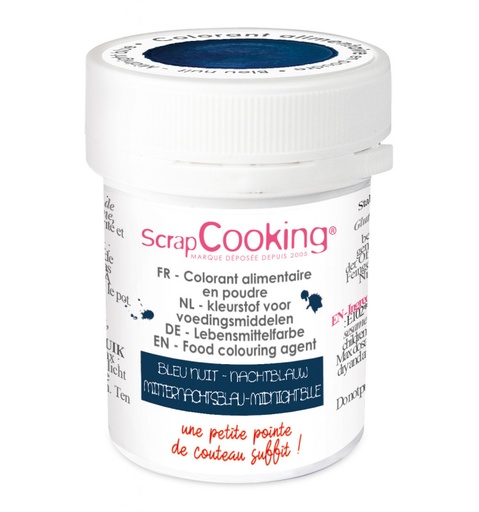[08055648] SCRAPCOOKING HYDRO NIGHT BLUE FOOD COLOURING 5G