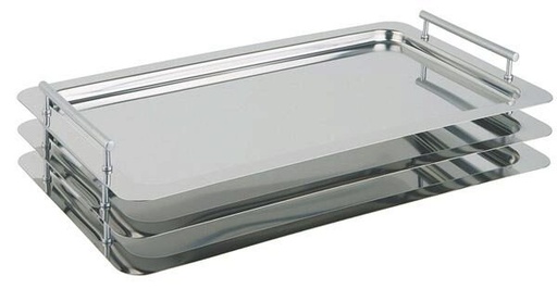 [57657796] APS PLAT RVS 18/10 UNI GN1/1 STAPELBAAR DOOR DE HANDGREPEN