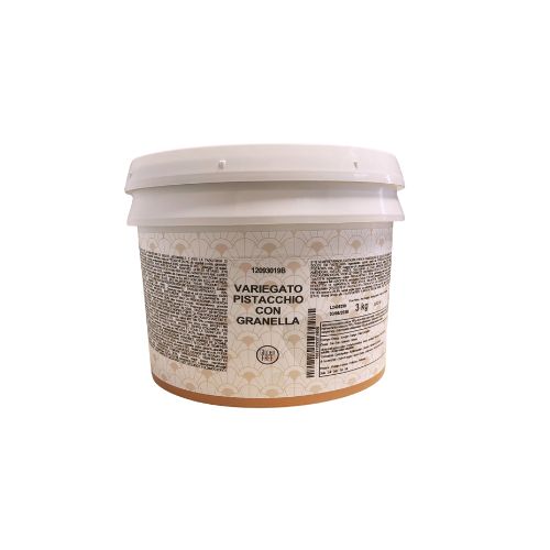 [07400013] PERNIGOTTI VARIEGATO PISTACHIO WITH SEEDS 3KG