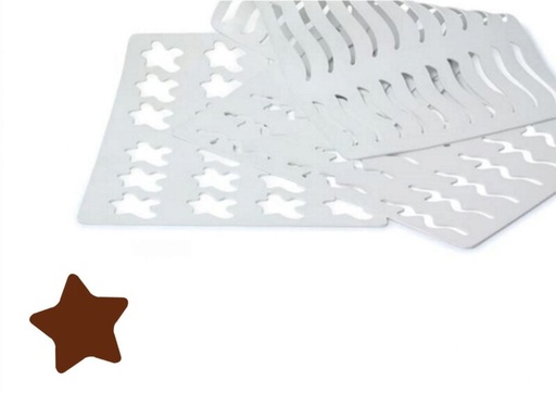[54418776] SILICONE FORM STAR DECORATION 26MM