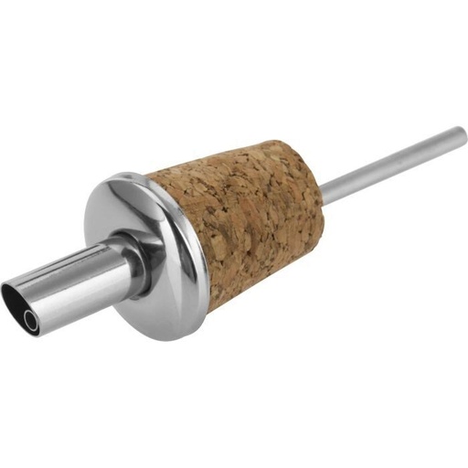 [54913105] WESTMARK STRAIGHT STAINLESS STEEL POURING SPOUT WITH CORK STOPPER