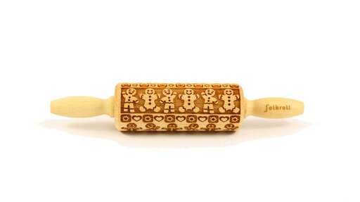 [57658732] FOLKROLL HOUTEN ROL JUNIOR 23CM “GINGERBREAD