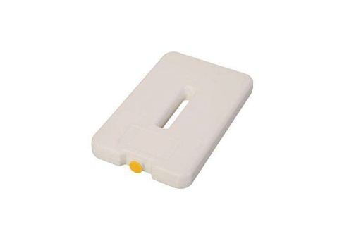 [54101050] PLAQUE EUTECTIQUE BLANCHE GN1/4 26.5X16.2CM -21°C BOUCHON JAUNE