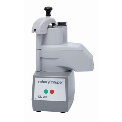 [62250208] ROBOT COUPE CL20 VEGETABLE CUTTER 400W-1500RPM-230V/1-MOTOR BLOCK PLAST-CL PLAST WITHOUT DISCS