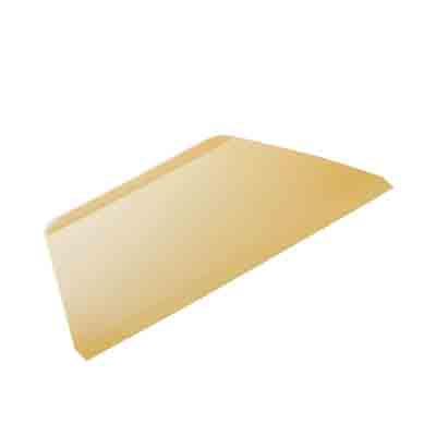[50372003] PLASTIC HORN/TRAPEZOID PASTE CUTTER GM 21.5X13CM
