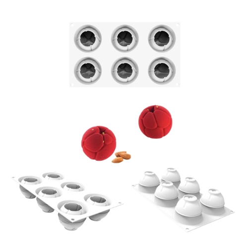 [51661556] SILIKOMART SILICONE MOLD ATOME 120 N.6 Ø6.3CM H5.5CM VOL 120ML