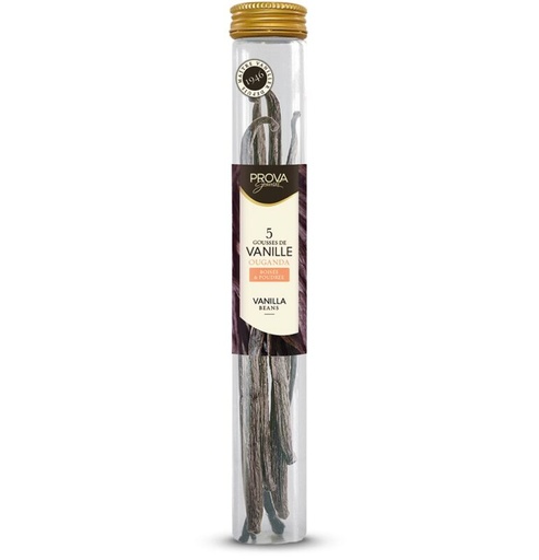 [01021012] GOUSSES DE VANILLE OUGANDA 5 PCES