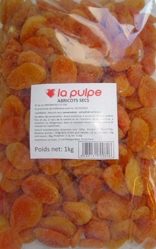 [05100536] WHOLE DRIED APRICOTS PULP 1 KG